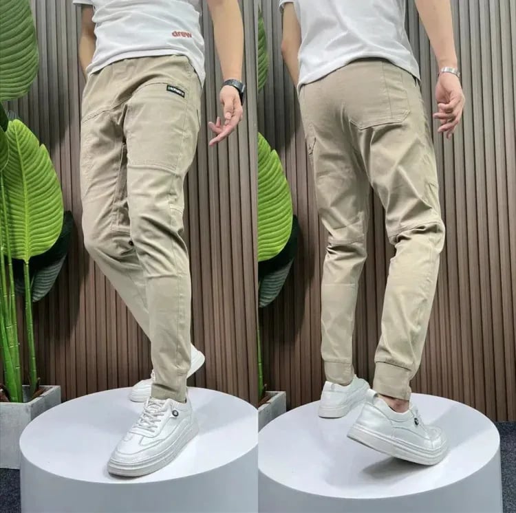 Pantalones Cargo Ajustados Elásticos