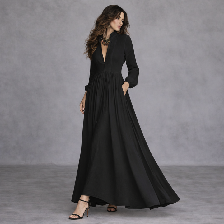 Maxi Vestido Sofisticado Romina