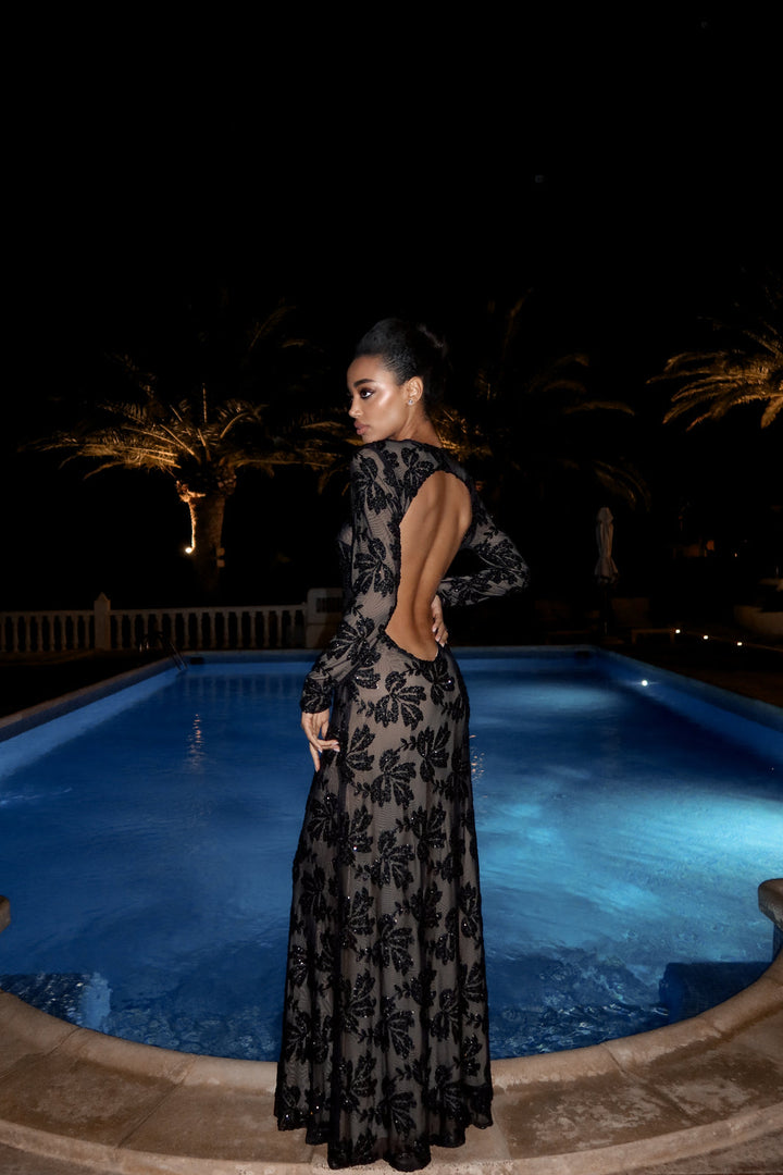 vestido Sofisticado Largo Zajira