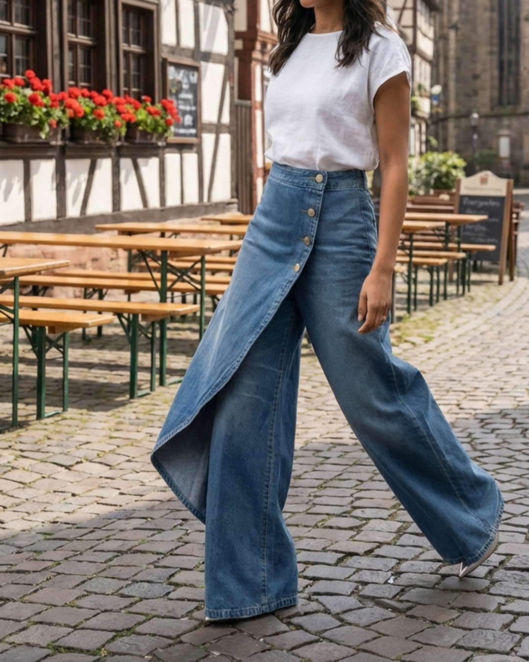 Pantalón Denim Híbrido Azure