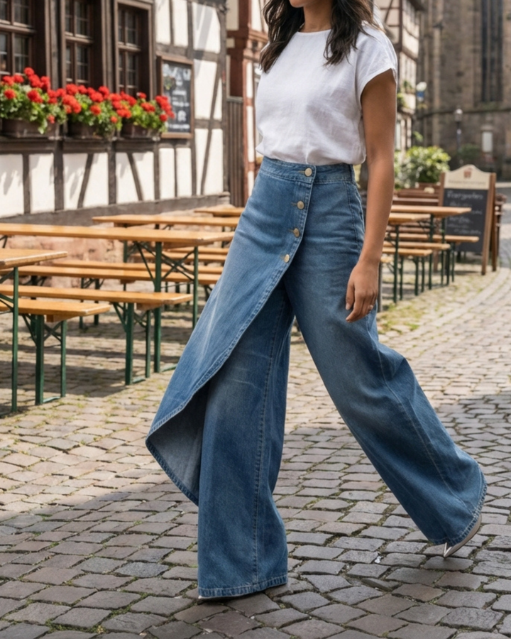 Pantalón Denim Híbrido Azure