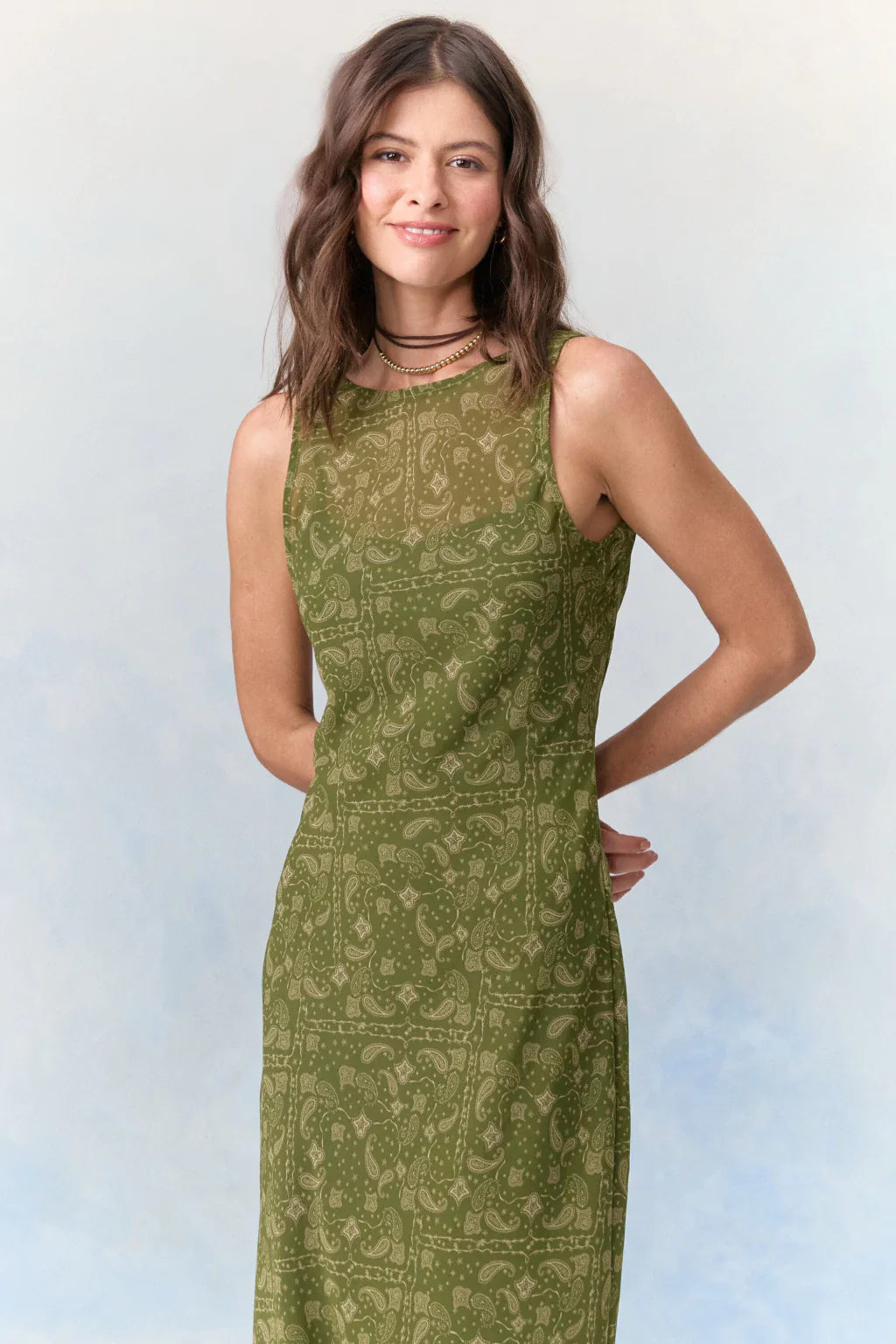 Vestido Columna Étnica