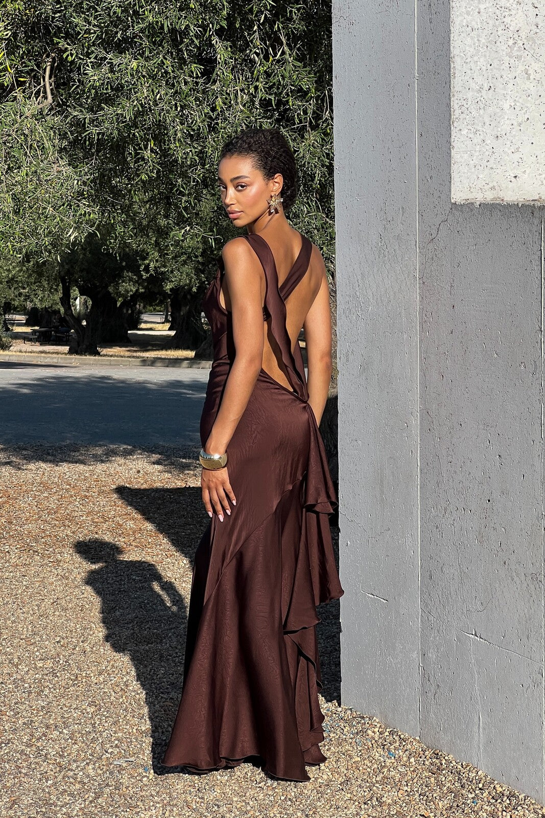 Vestido Glam Drapeado Ginebra