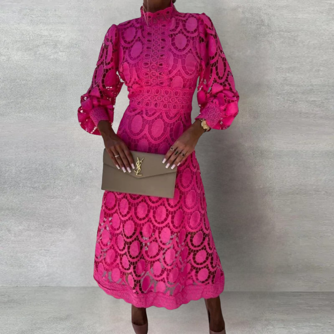 Vestido de Gala Guipur