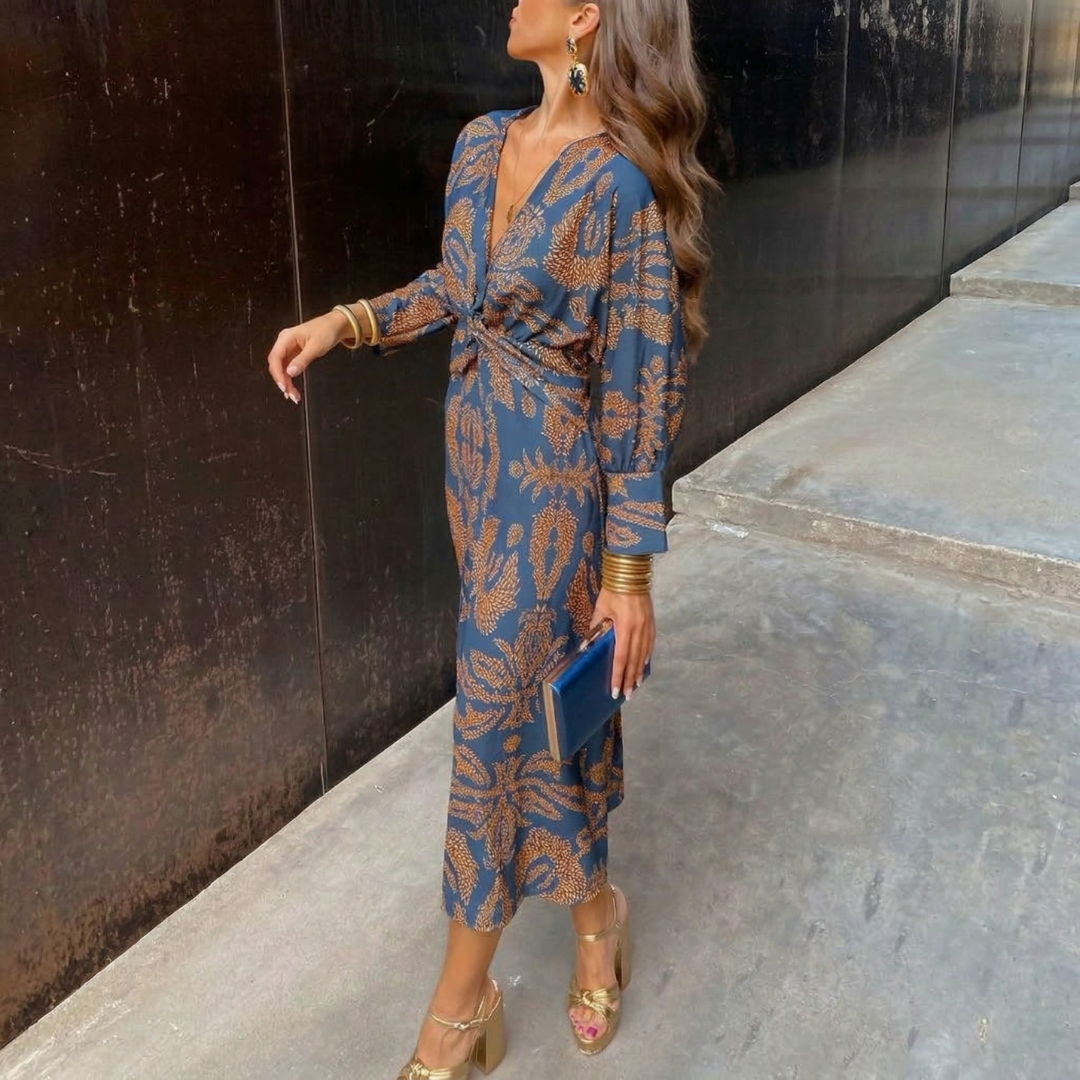 Elegante vestido midi Jade