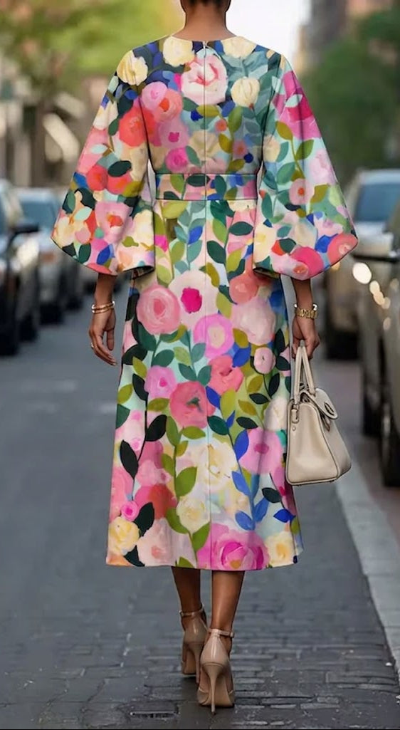 Vestido Acuarela Floral