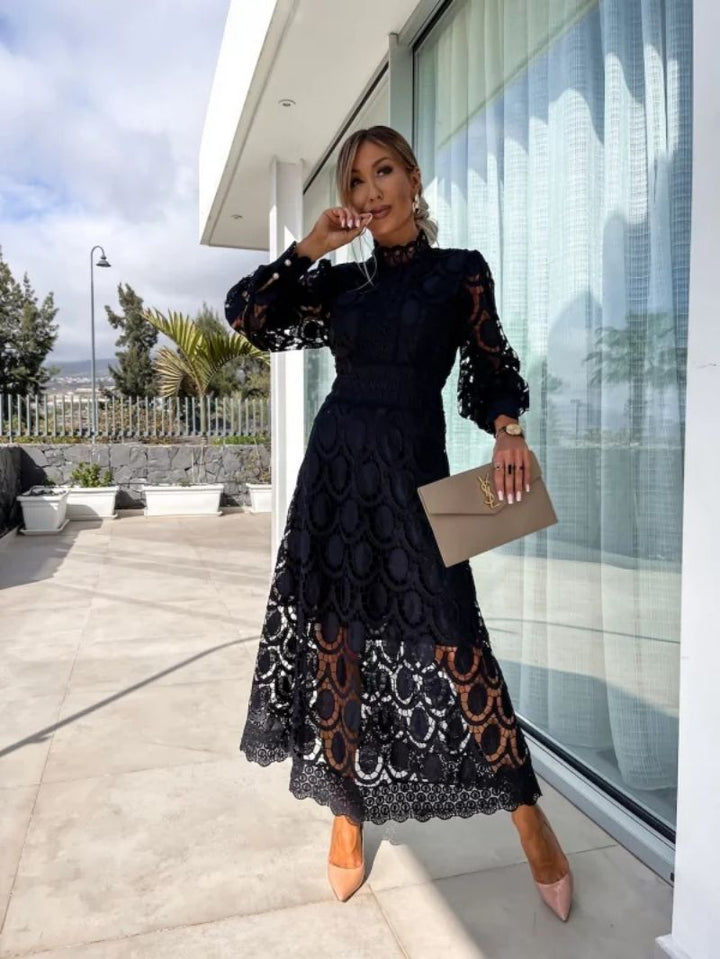 Vestido de Gala Guipur