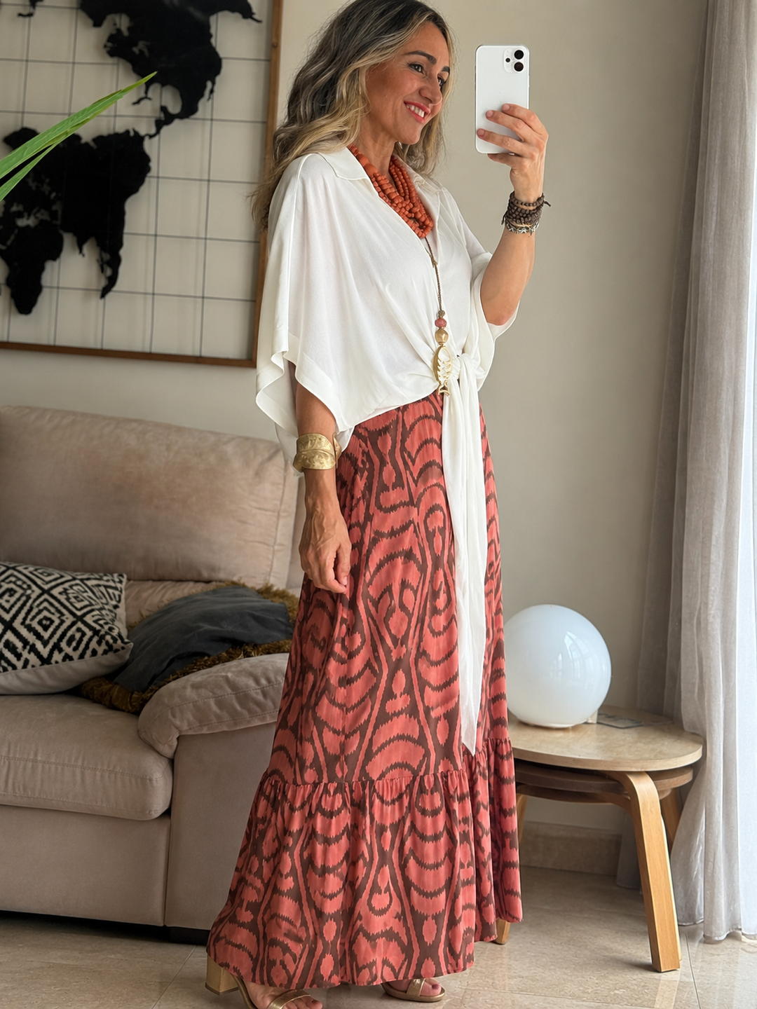Falda Estampada África