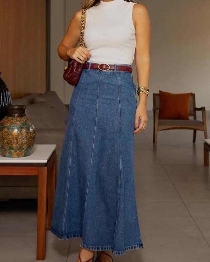 Falda Glam de Mezclilla Lara