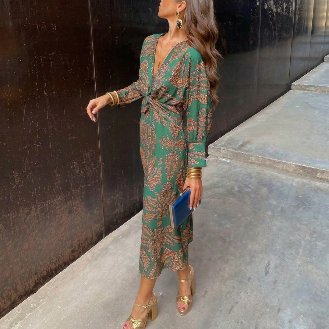 Elegante vestido midi Jade