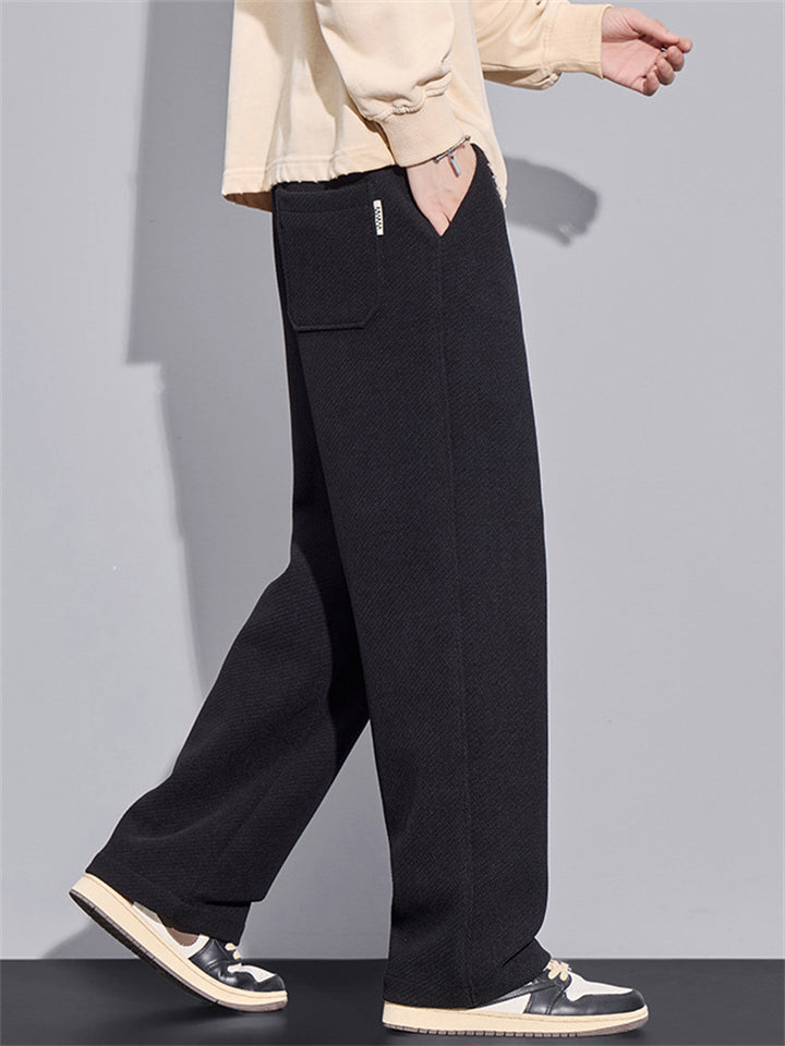 Pantalones de Punto Corte Holgado