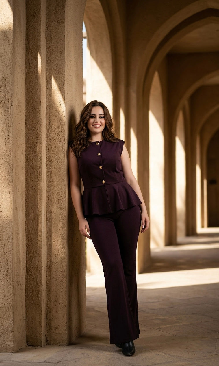 Conjunto Ejecutivo Peplum