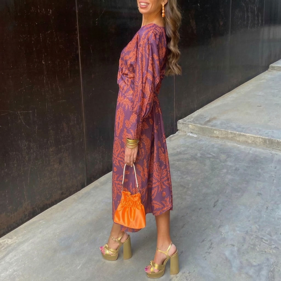 Elegante vestido midi Jade