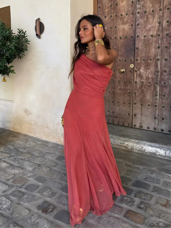 Vestido Largo de Malla Silvana