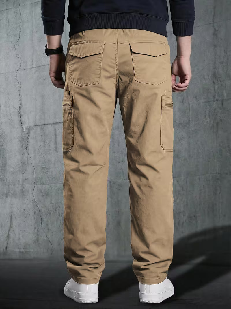 Pantalones Cargo con Bolsillos con Cremallera