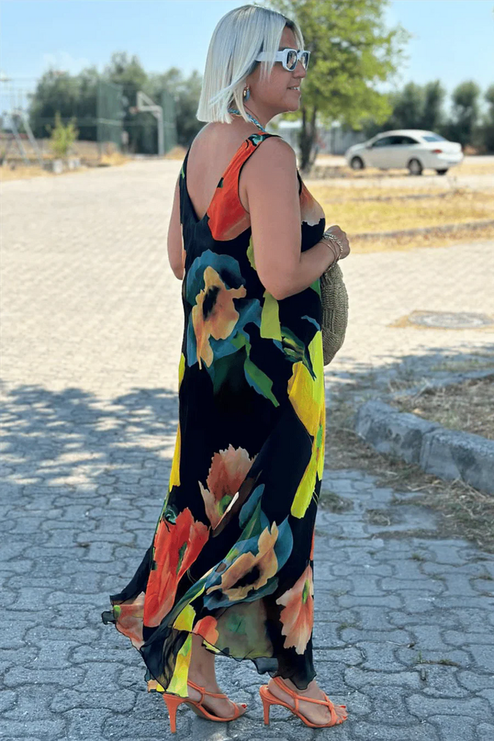 Vestido Bahía Noche Tropical