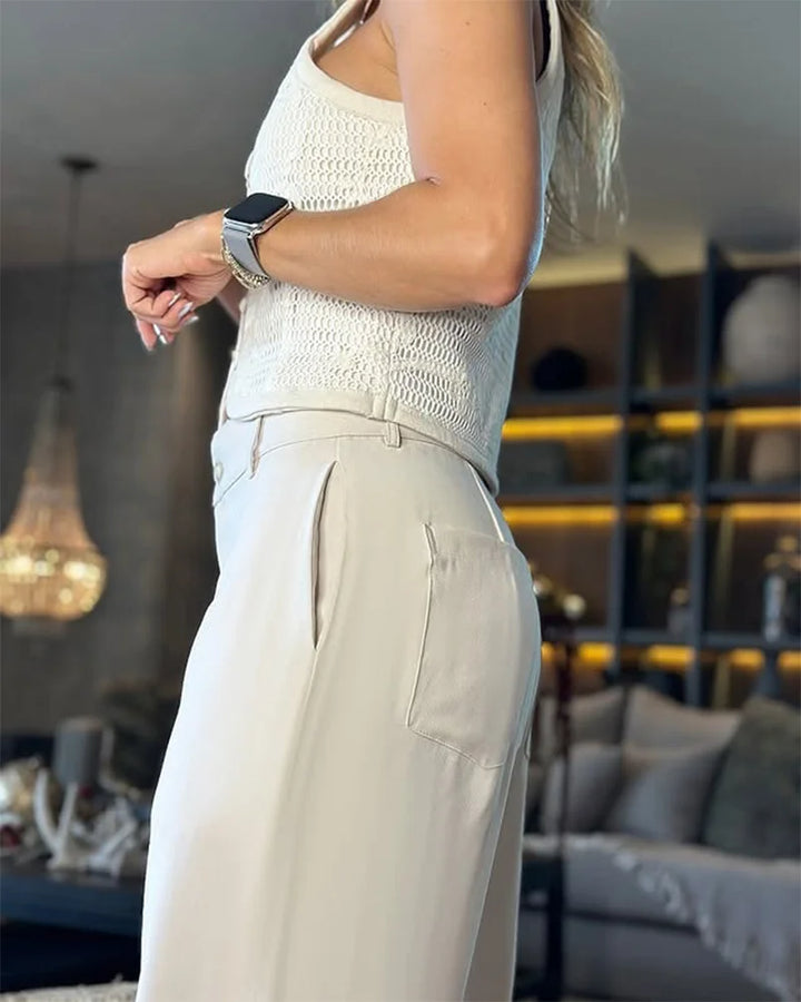 Pantalón Sastre Soft Rose