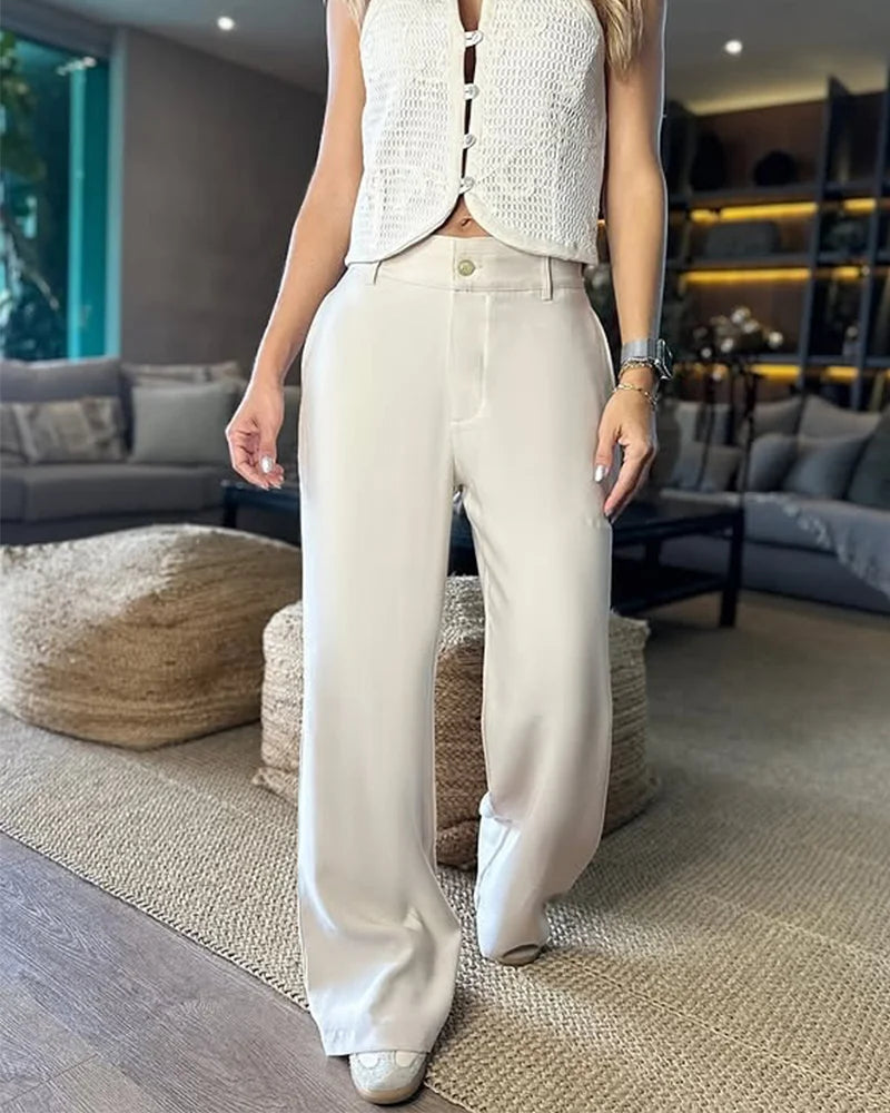 Pantalón Sastre Soft Rose