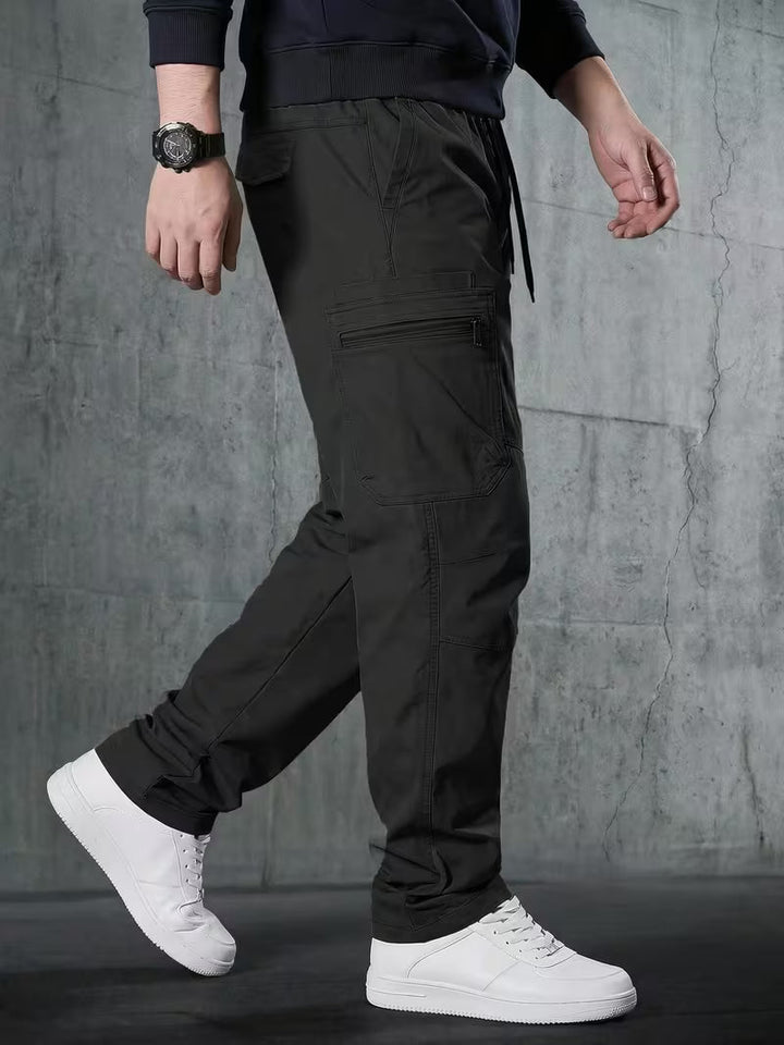 Pantalones Cargo con Bolsillos con Cremallera