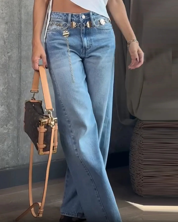 Jeans Wide Leg "Urban Flow"