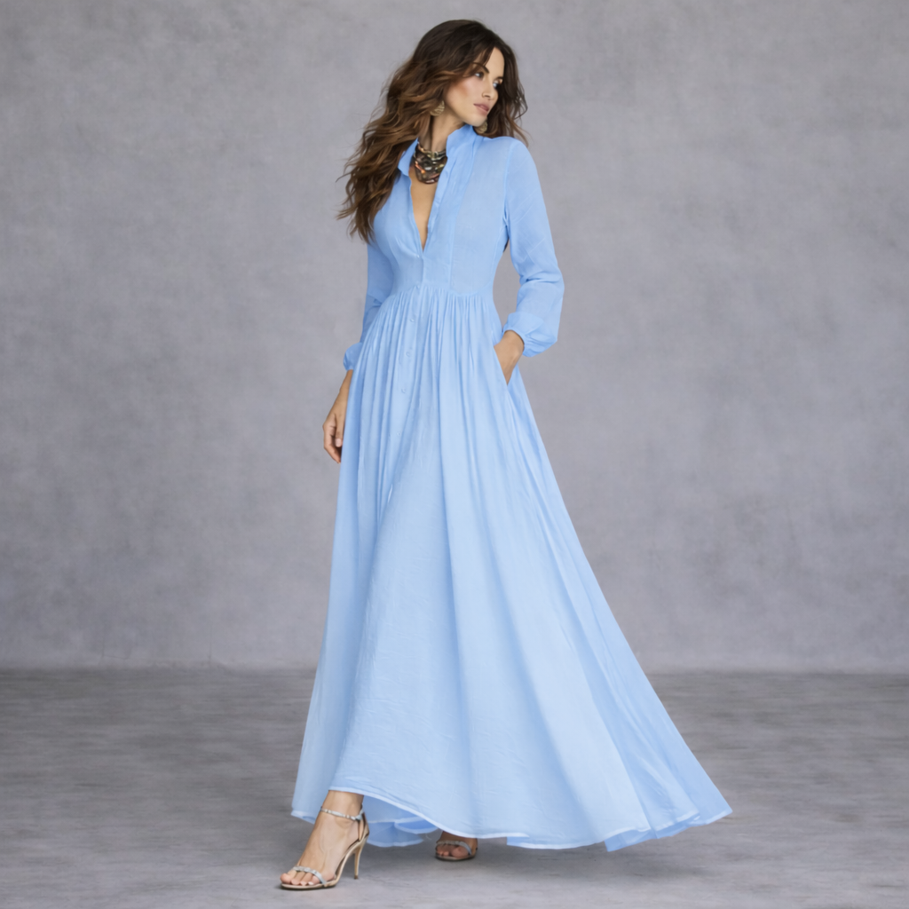 Maxi Vestido Sofisticado Romina