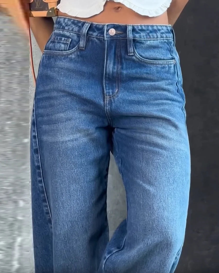 Jeans Wide Leg "Urban Flow"