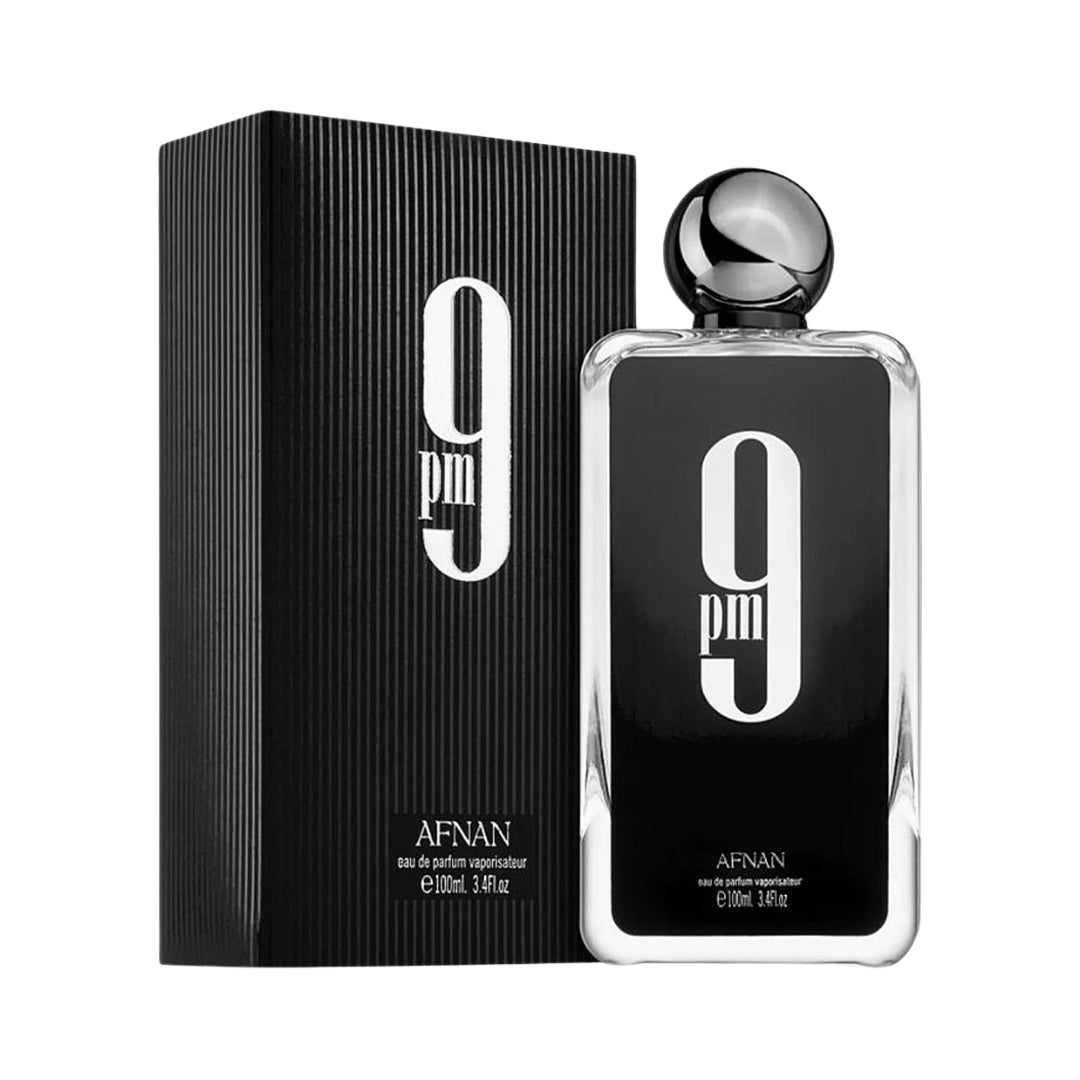 Afnan 9 PM - Fragancia masculina con manzana, canela y lavanda