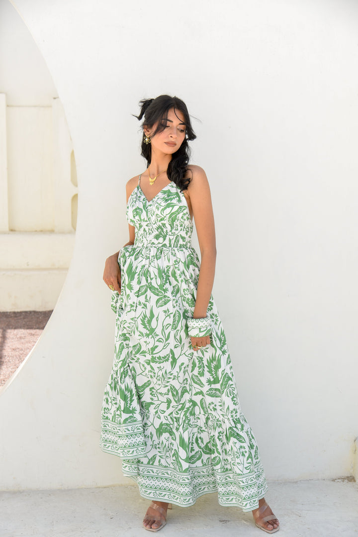 Vestido largo Verdant
