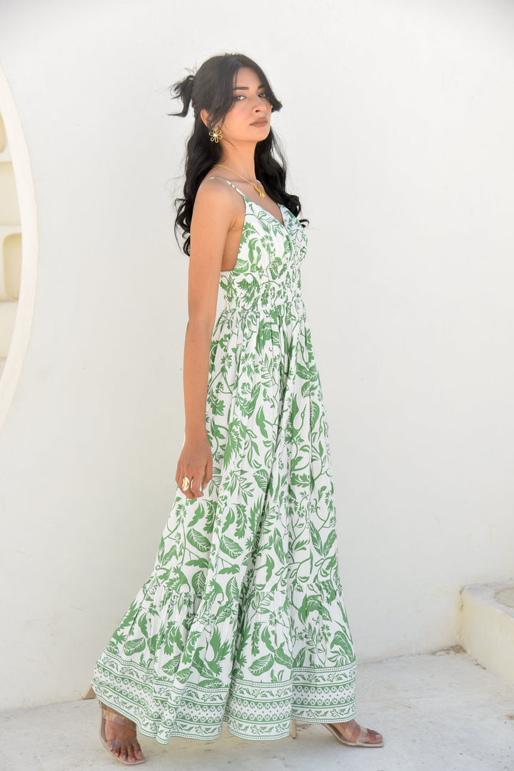 Vestido largo Verdant