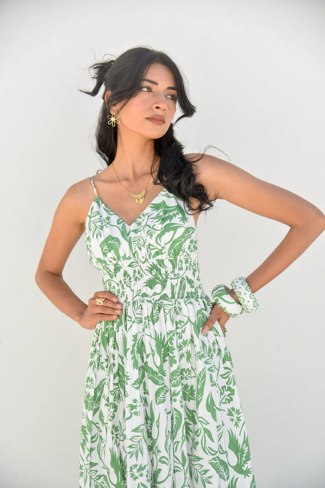 Vestido largo Verdant