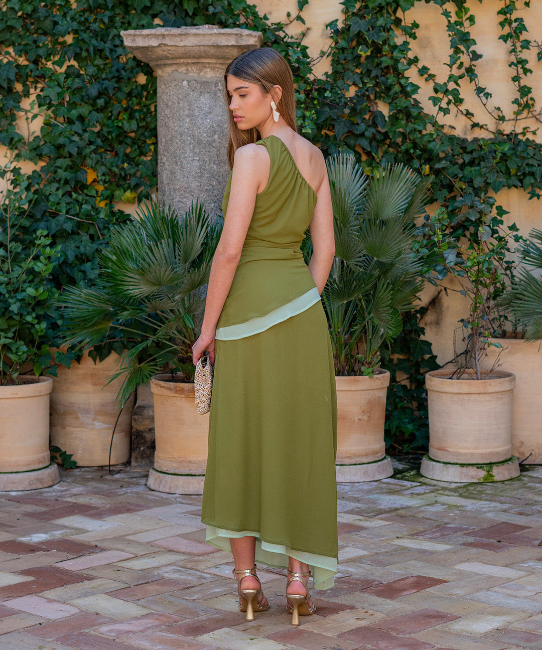 Vestido Salvia Lía