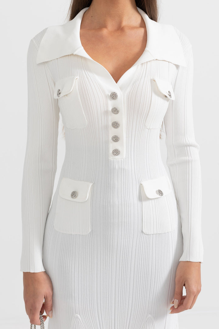 Vestido Elegant Ribbed
