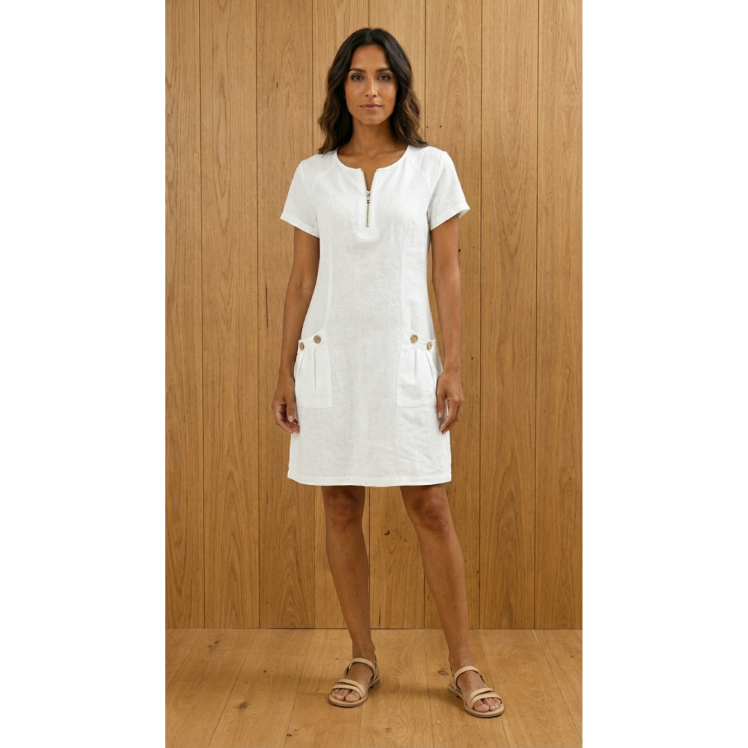Vestido Midi de Cremallera Luana
