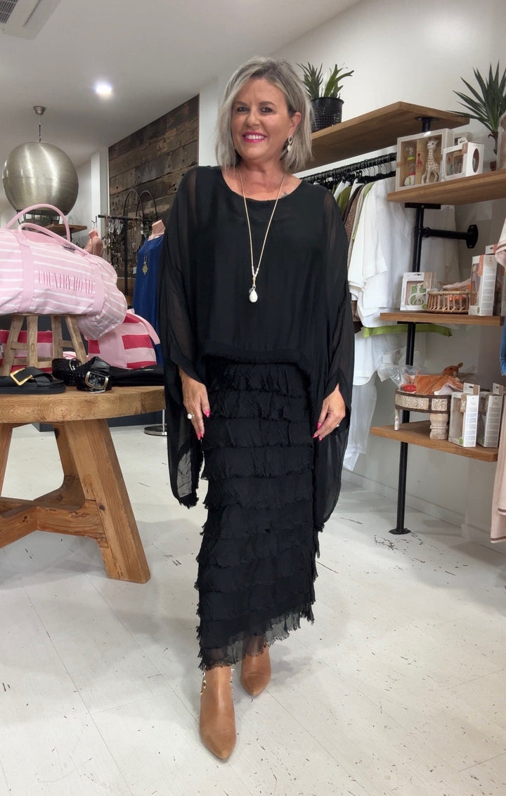 Vestido Lino Etéreo Capri