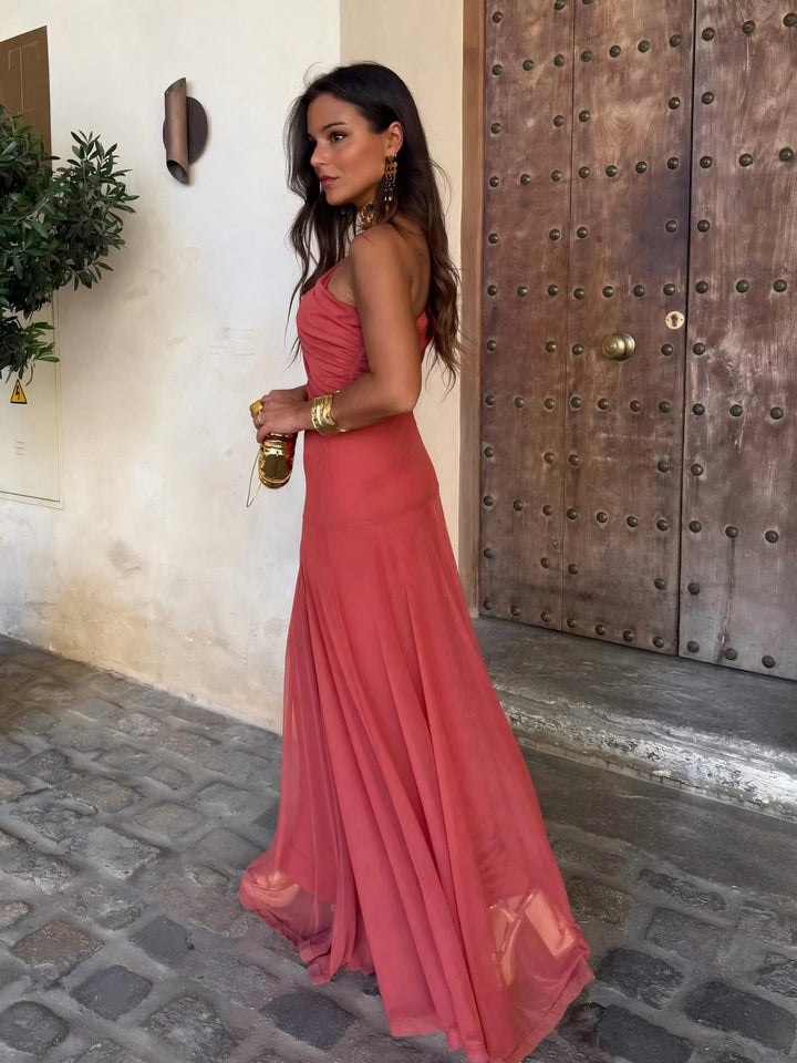 Vestido Largo de Malla Silvana