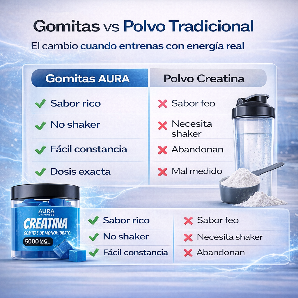 Gomitas de Creatina Aumenta Tus Glúteos