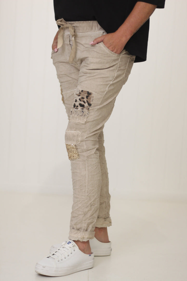 Pantalón Jogger Glam Boho