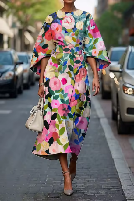 Vestido Acuarela Floral