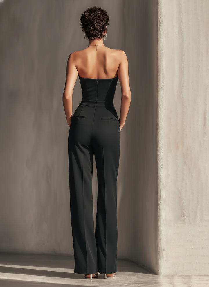 Mono Strapless Bicolor