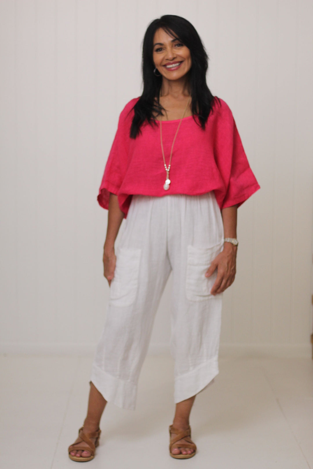 Blusa Lino Oversize Nube
