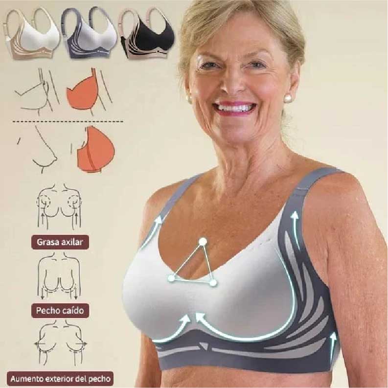 Sujetadores Push-up Antiflacidez  Moldeador 3x1
