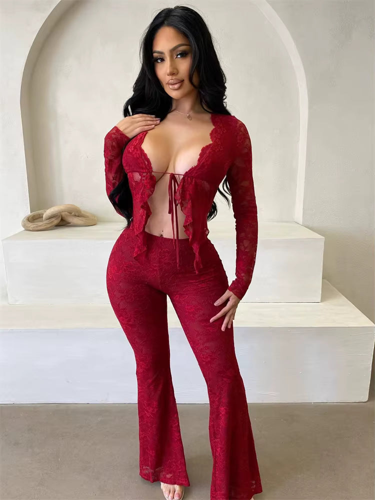 Conjunto De Encaje Sweet