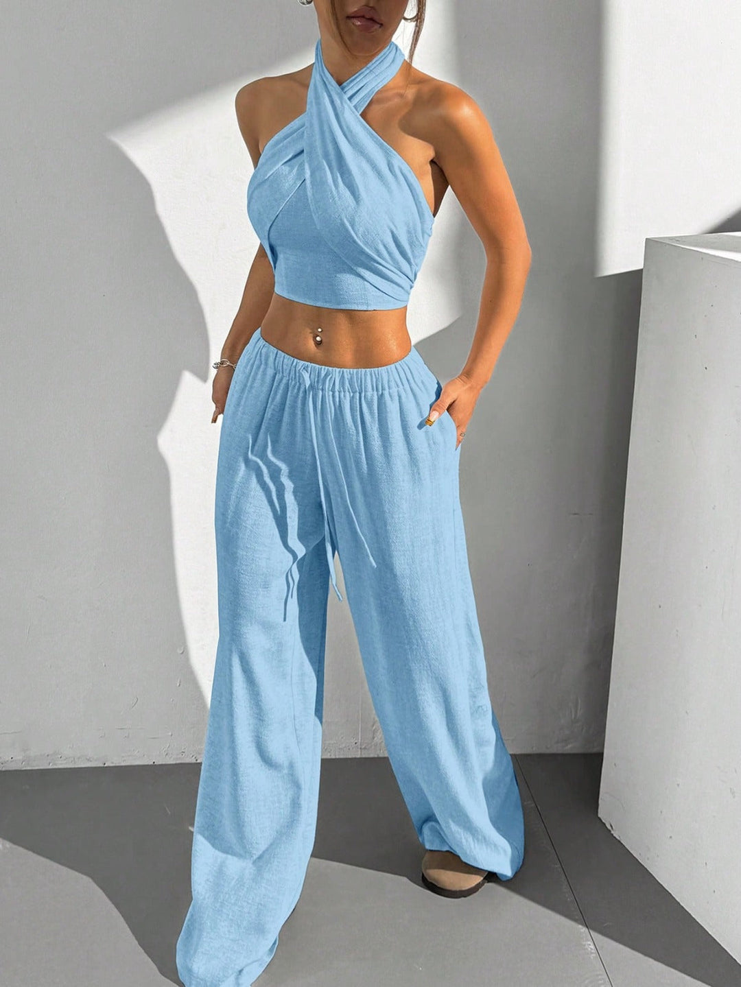 Conjunto Cómodo Azul Cielo