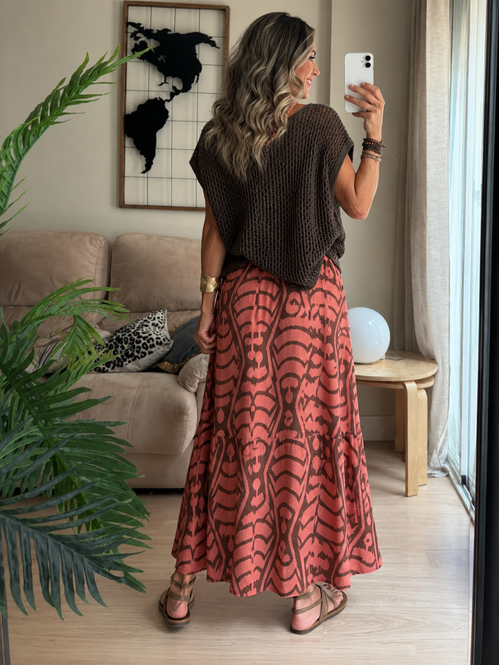 Falda Estampada África
