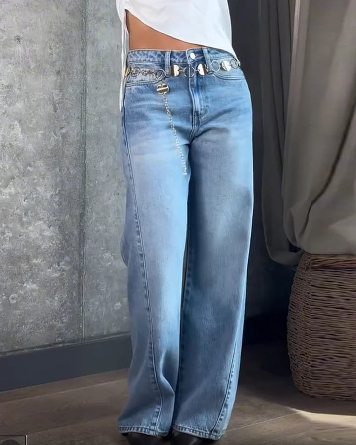 Jeans Wide Leg "Urban Flow"