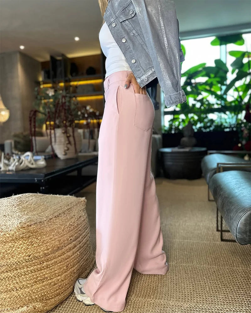 Pantalón Sastre Soft Rose