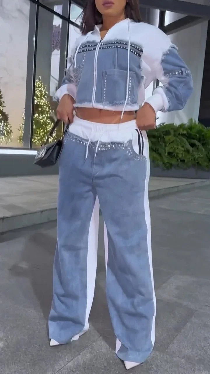 Conjunto Denim Glam