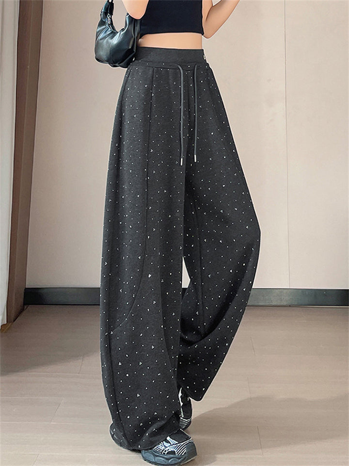 Pantalón Holgado  con pedrería