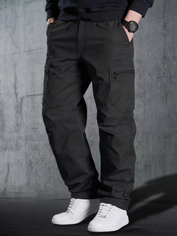 Pantalones Cargo con Bolsillos con Cremallera