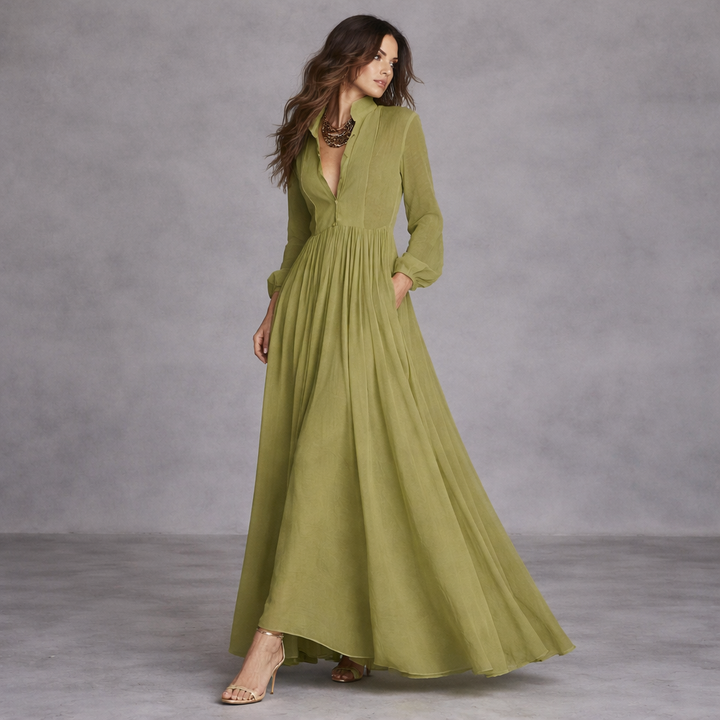 Maxi Vestido Sofisticado Romina
